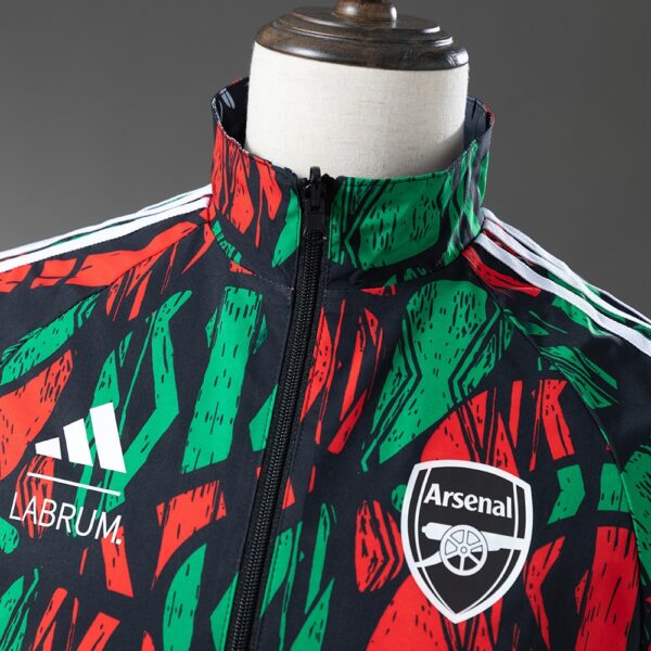 2025-26 ARSENAL REVERSIBLE JACKET WINDBREAKER - RED & BLACK