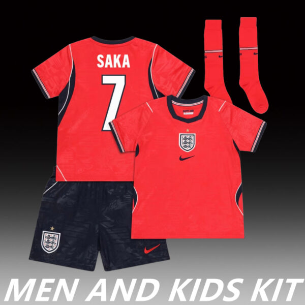 2026 ENGLAND WORLD CUP AWAY MEN AND KIDS KIT