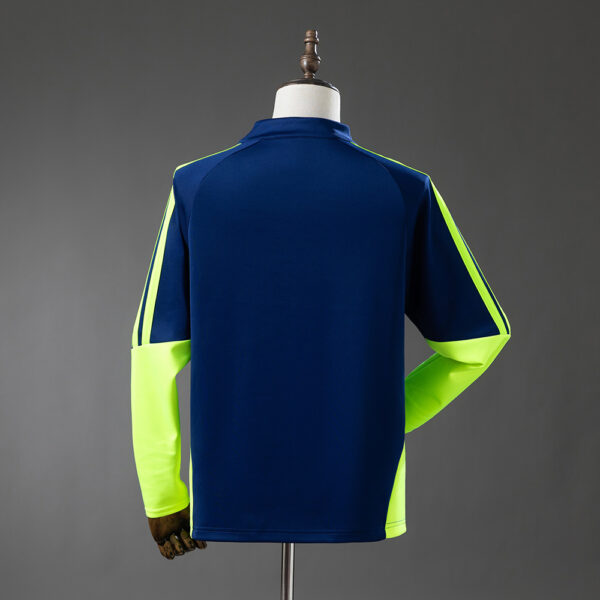 2026 SCOTLAND TRAINING TOP NAVY BLUE & FLUORESCENT GREEN