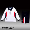 1998 ENGLAND HOME LONG SLEEVES KIDS KIT