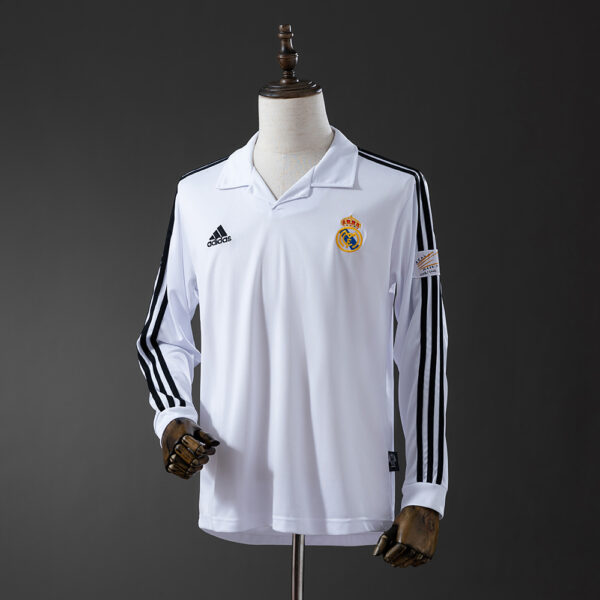 2002-03 REAL MADRID CHAMPIONS LONG SLEEVE HOME