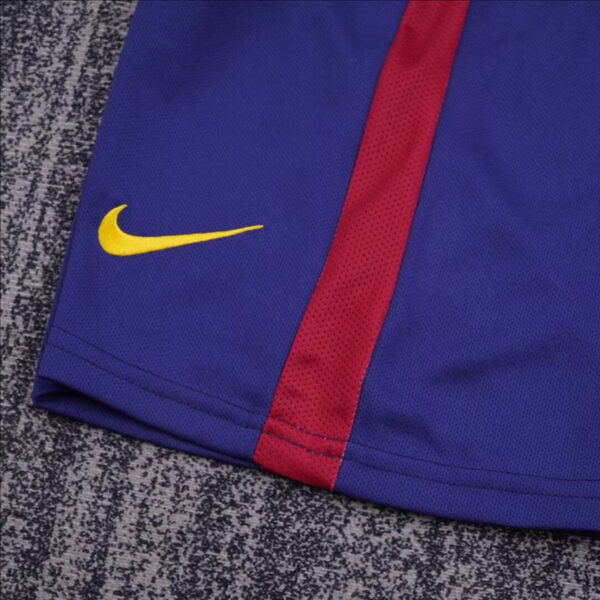 2014-15 BARCELONA HOME LONG SLEEVE KIDS KIT