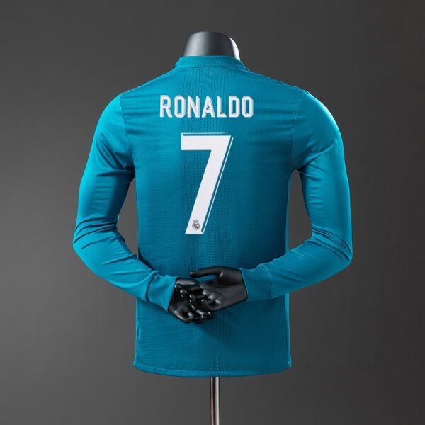 2017-18 REAL MADRID THIRD AWAY LONG SLEEVE PLAYER VERSION