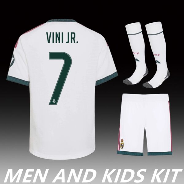 2026-27 REAL MADRID HOME MEN AND KIDS KIT