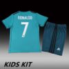 2017-18 REAL MADRID THIRD AWAY KIDS KIT