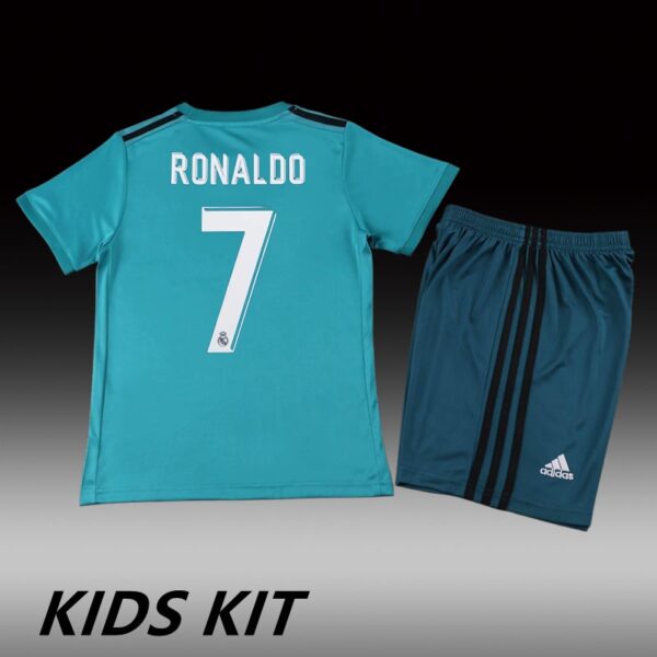 2017-18 REAL MADRID THIRD AWAY KIDS KIT