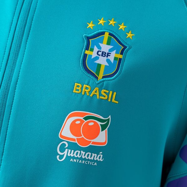2022-23 BRAZIL TRAINING JACKET-LAKE BLUE