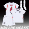 2026 ENGLAND WORLD CUP HOME MEN AND KIDS KIT