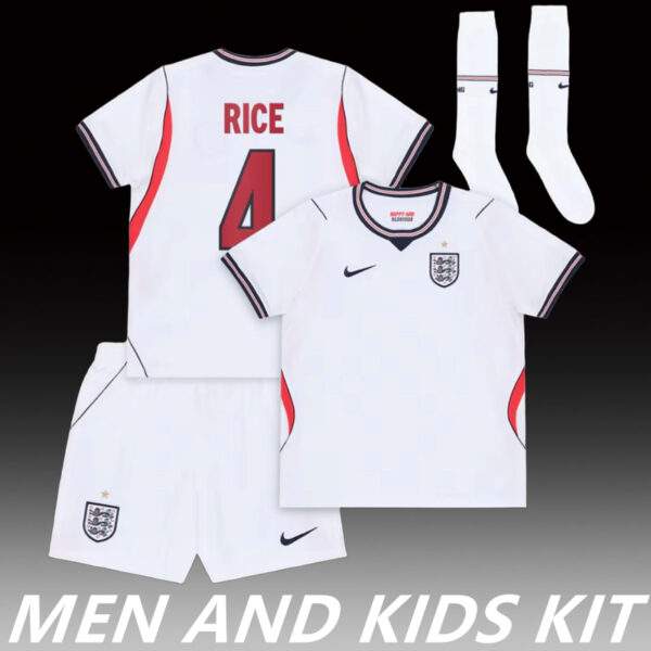 2026 ENGLAND WORLD CUP HOME MEN AND KIDS KIT
