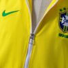 2010-11 BRAZIL WINDBREAKER JACKET - YELLOW