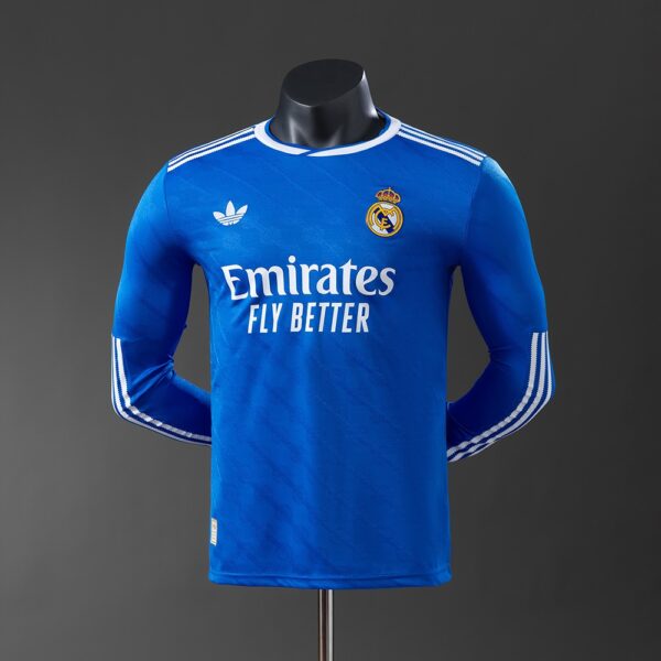 2025-26 REAL MADRID THIRD AWAY PLAYER VERSION LONG SLEEVE