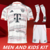 2025-26 BAYERN MUNICH AWAY MEN AND KIDS KIT