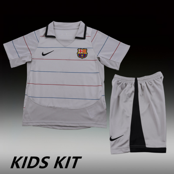 2003-04 BARCELONA AWAY KIDS KIT