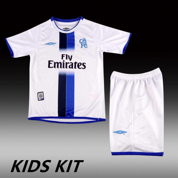2003-05 CHELSEA AWAY KIDS KIT