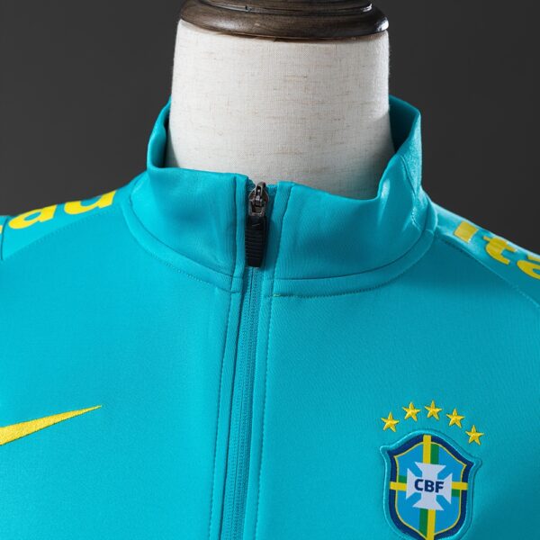 2022-23 BRAZIL TRAINING JACKET-LAKE BLUE
