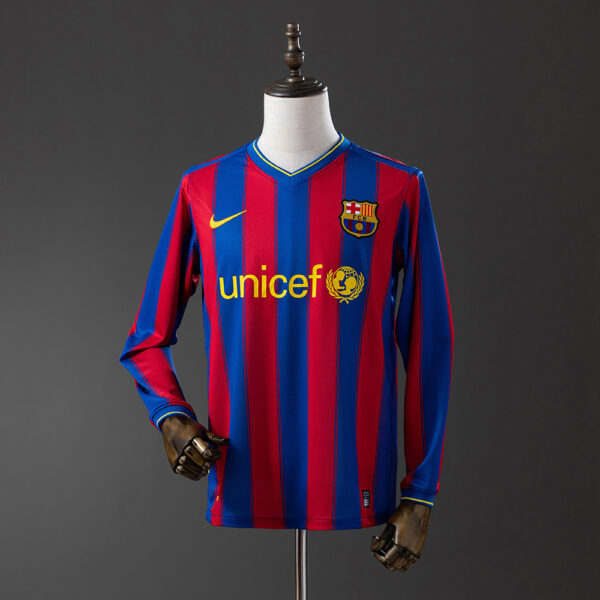 2009-10 BARCELONA HOME LONG SLEEVE