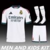 2026-27 REAL MADRID HOME MEN AND KIDS KIT