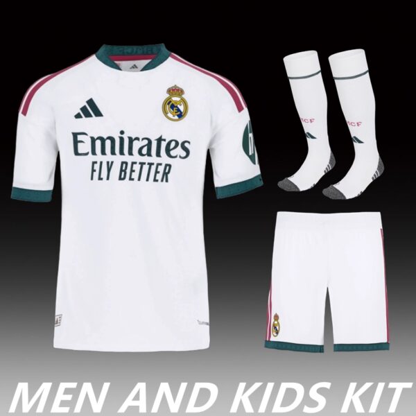 2026-27 REAL MADRID HOME MEN AND KIDS KIT