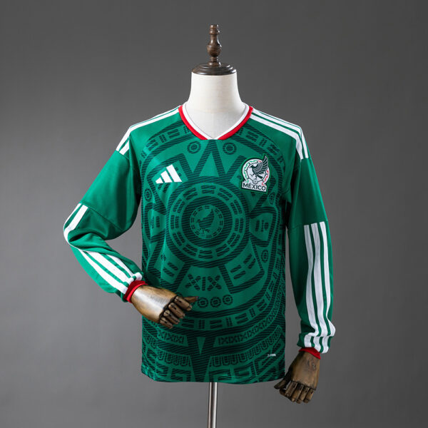 2026 MEXICO WORLD CUP HOME LONG-SLEEVE（FAN VERSION）