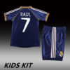 1998-99 REAL MADRID THIRD AWAY KIDS KIT