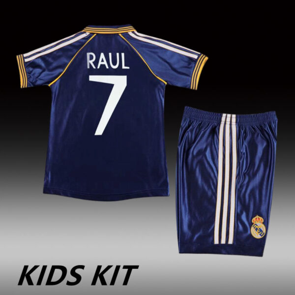 1998-99 REAL MADRID THIRD AWAY KIDS KIT