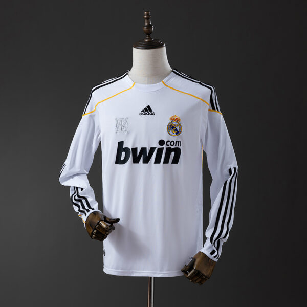 2009-10 REAL MADRID LONG SLEEVE HOME (FAN VERSION)