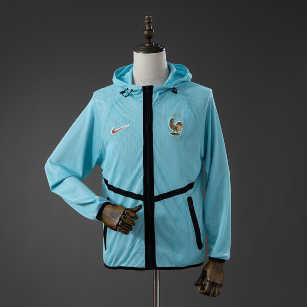 2026 FRANCE MEN'S FOOTBALL ANTHEM JACKET - LIGHT BLUE