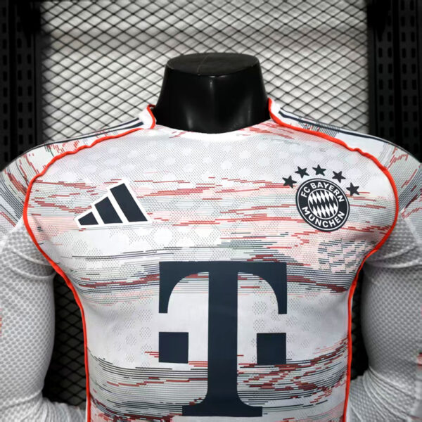 2025-26 BAYERN MUNICH AWAY LONG SLEEVE PLAYER VERSION