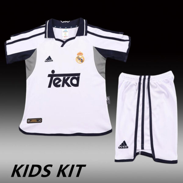 2000-01 REAL MADRID HOME KIDS KIT