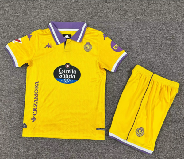 2025-26 REAL VALLADOLID THIRD AWAY KIDS KIT