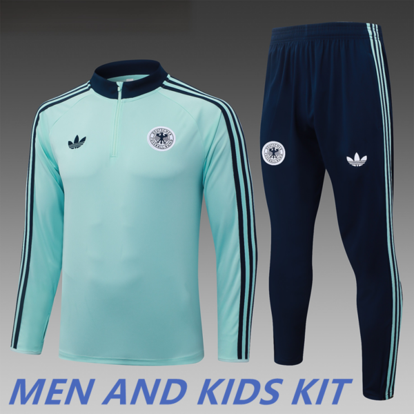 2026-27 GERMANY TRACKSUITS TRAINING SUIT-LIGHT GREEN