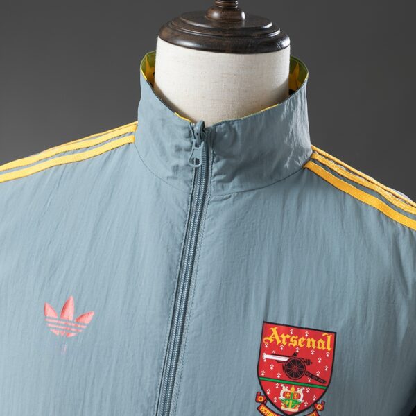 2025-26 ARSENAL REVERSIBLE JACKET WINDBREAKER - YELLOW & GREY