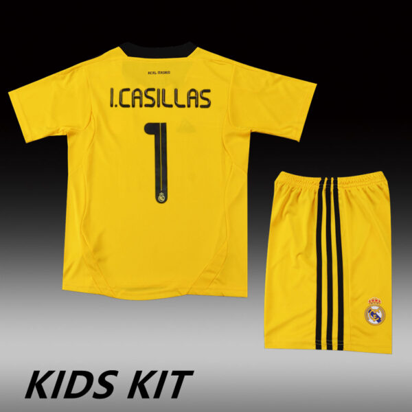 2011-12 REAL MADRID YELLOW GOALKEEPER KIDS KIT