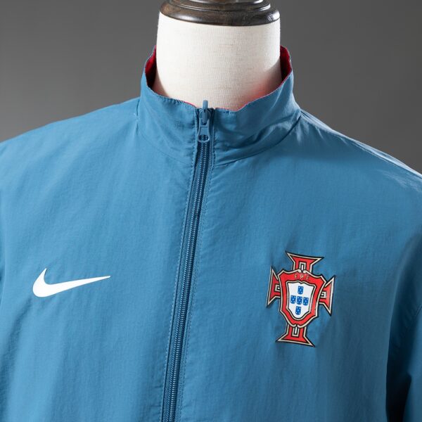 2025-26 PORTUGAL WINDBREAKER REVERSIBLE JACKET - RED & CYAN