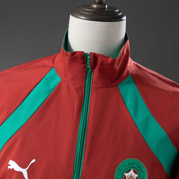 2026 MOROCCO REVERSIBLE JACKET WINDBREAKER - RED & GREEN