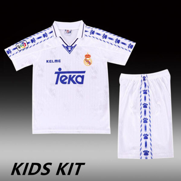1996-97 REAL MADRID HOME KIDS KIT