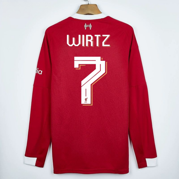 2025-26 LIVERPOOL HOME LONG SLEEVED FAN VERSION