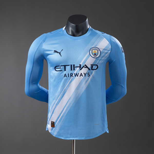 2025-26 MANCHESTER CITY HOME LONG SLEEVE (PLAYER VERSION)