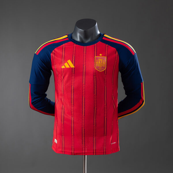 2026 SPAIN WORLD CUP HOME LONG SLEEVE (PLAYER VERSION)
